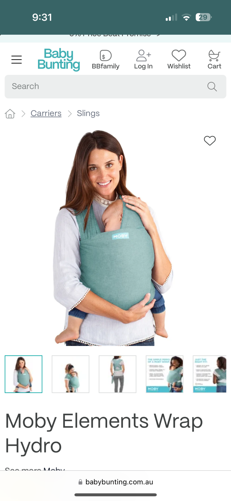 Moby Elements Wrap Hydro