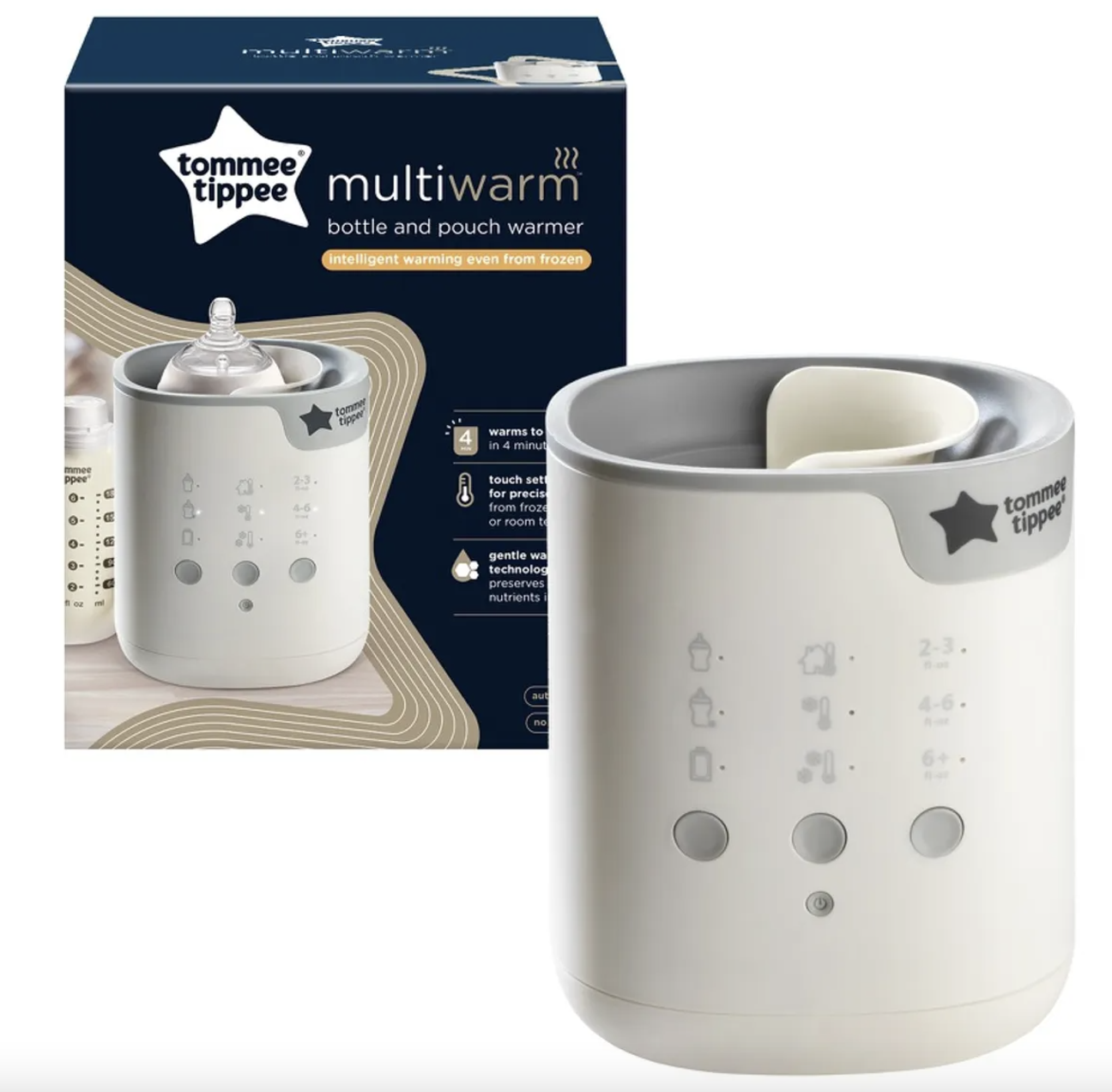 Tommee Tippee Pouch & Bottle Warmer - White