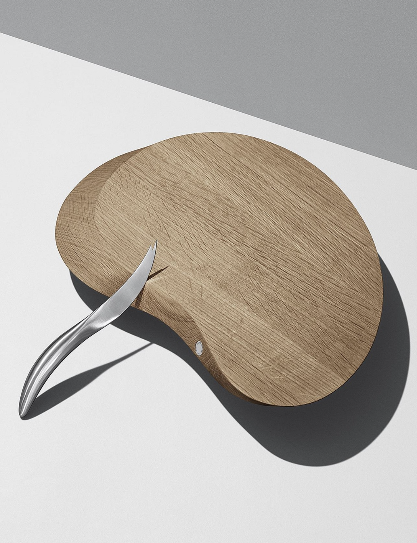 Georg Jensen Forma Serving Board Cheese Board All Round Cheese Knife