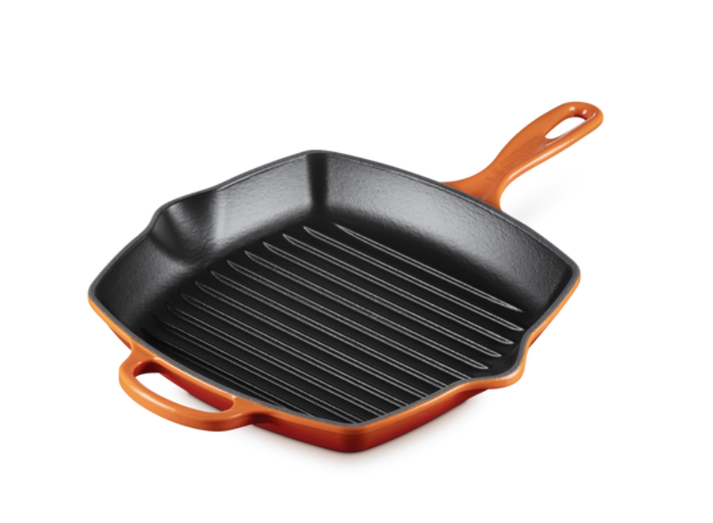 Le Creuset Signature Square Grillit Volcanic 26cm