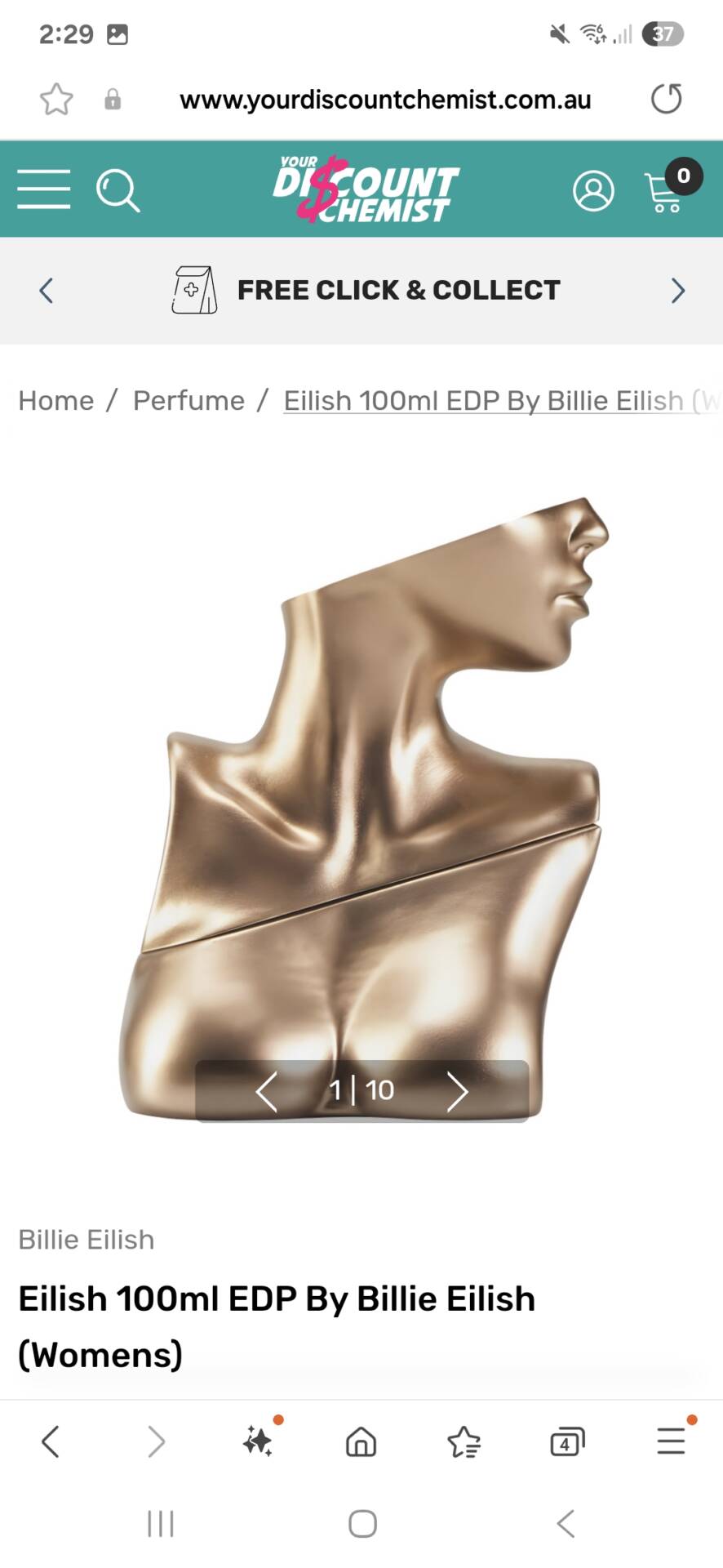 Billie EilishEilish 100ml EDP By Billie Eilish (Womens)