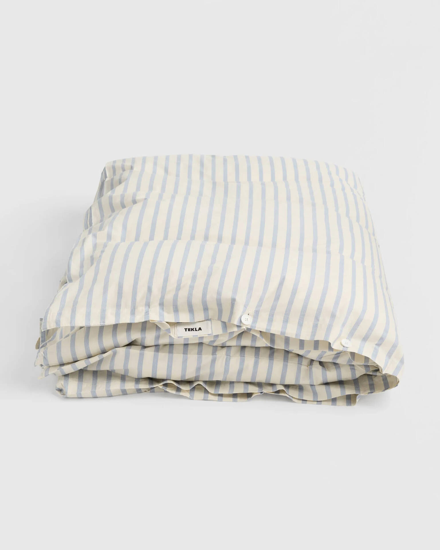 Percale Duvet Cover, Needle Stripes