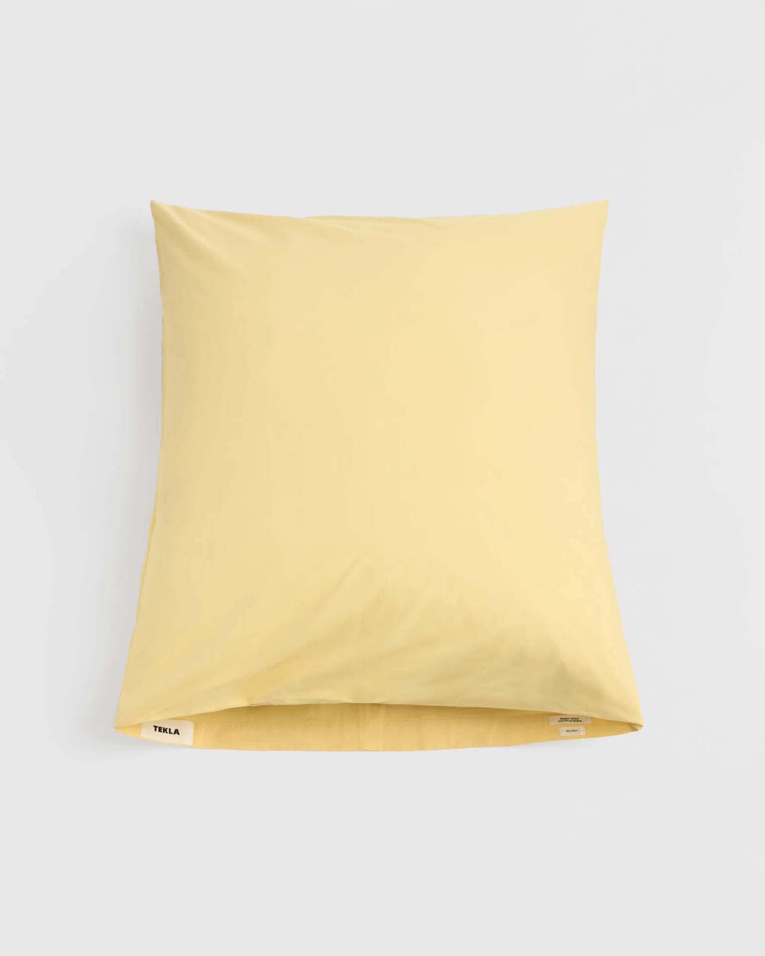 Percale Pillow Sham Set of Two, Shaded Yellow