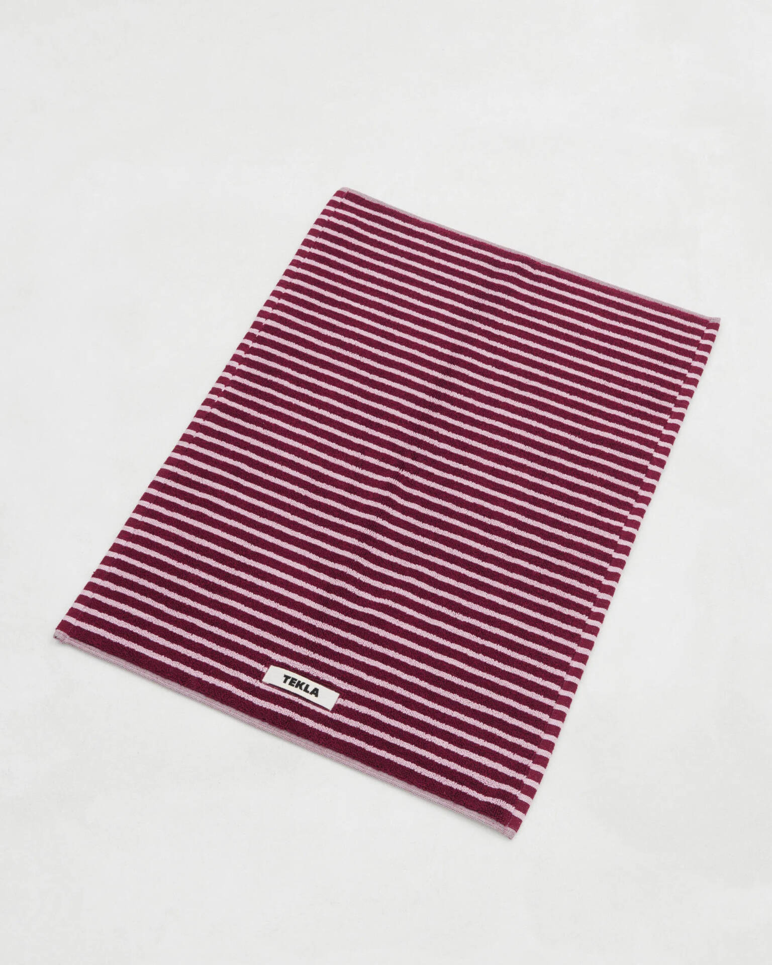 Bath Mat, Red and Rose