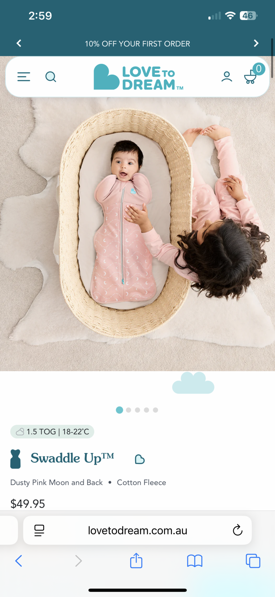 Love to dream swaddle  up