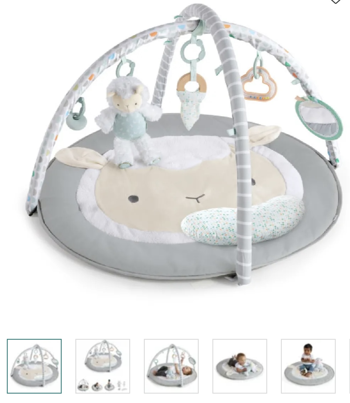 Ingenuity Sheppys Spot Plush Activity Gym Corrie