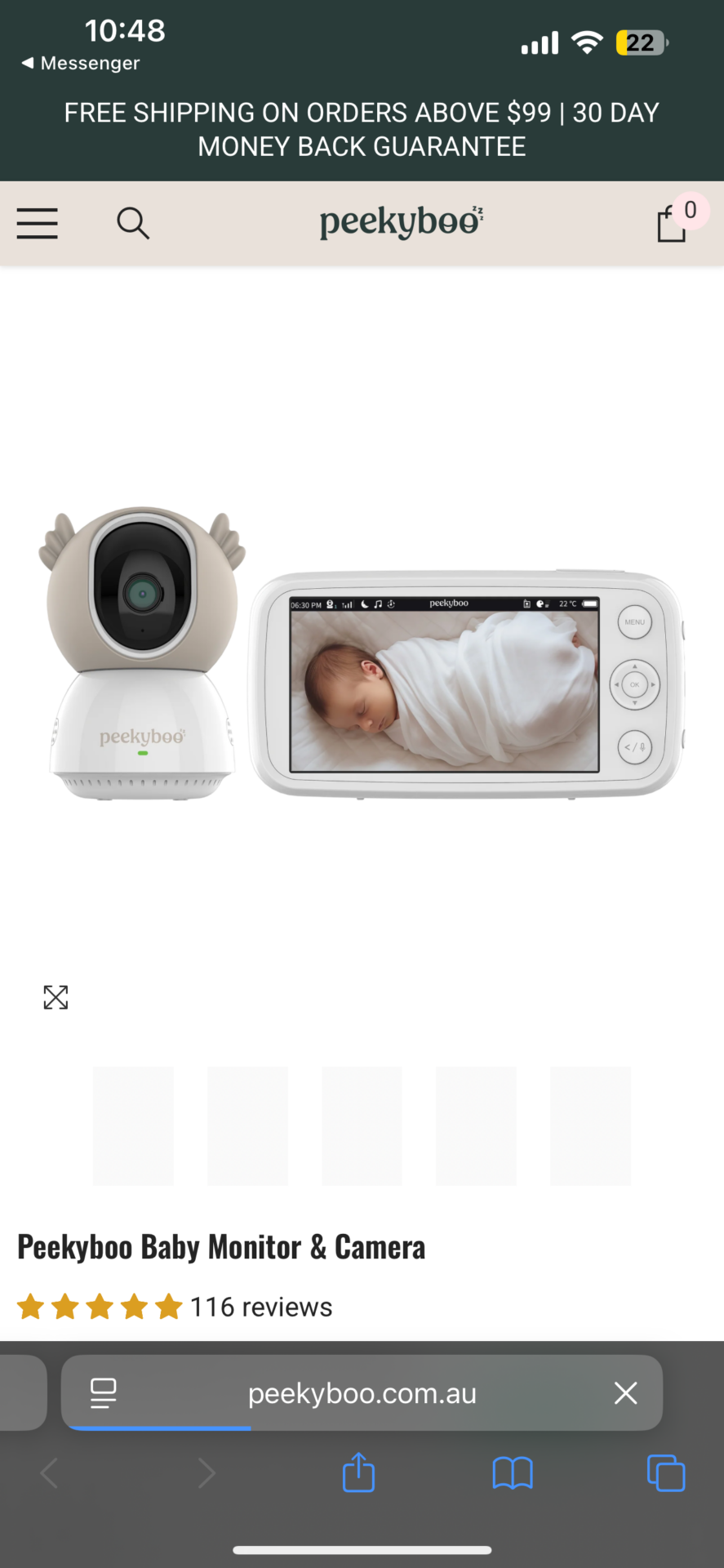 Peekyboo Baby Monitor & Camera