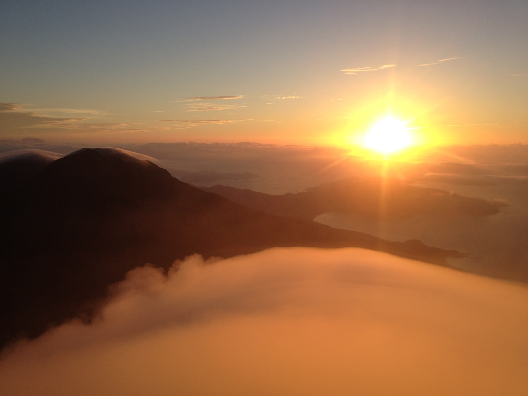 Sunrise at Lantau peak