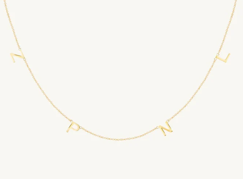 Original Letter Necklace