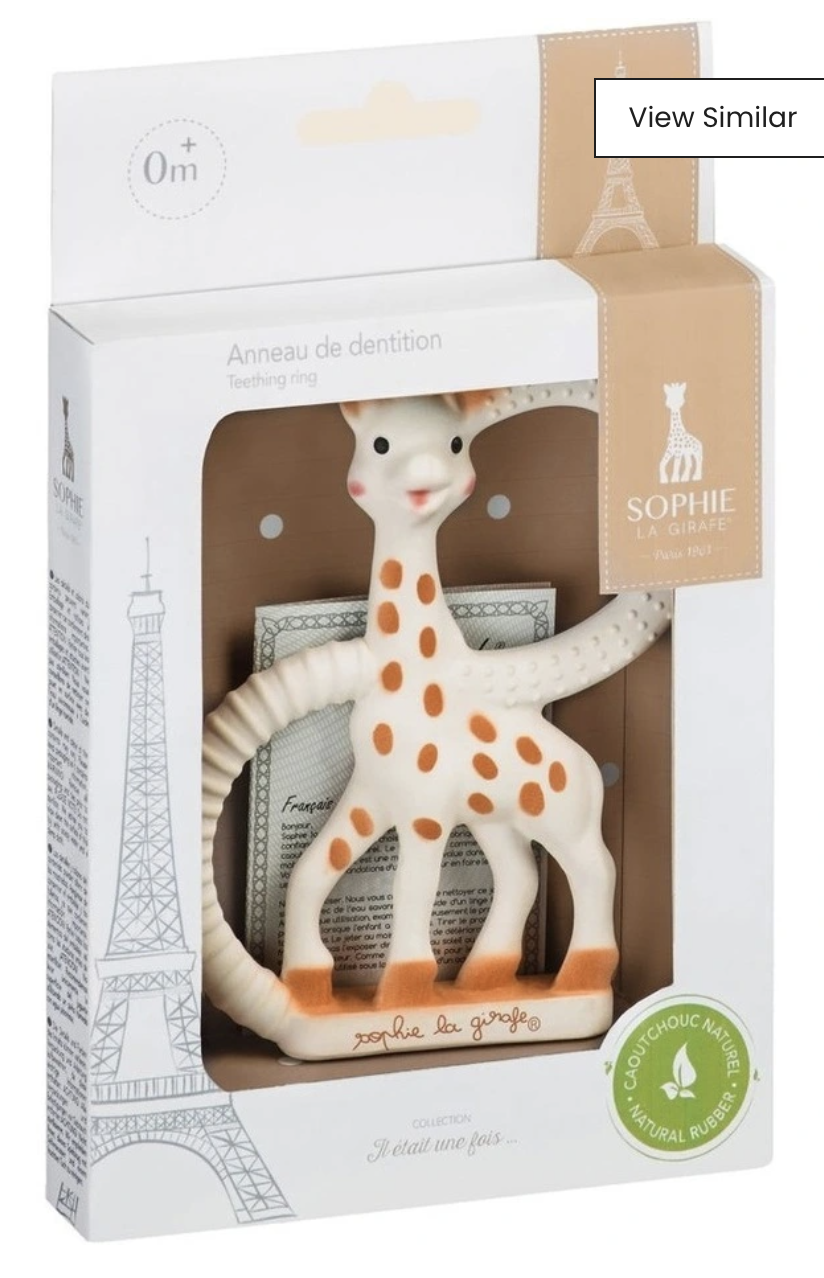 Sophie The Giraffe Teething Rings in White