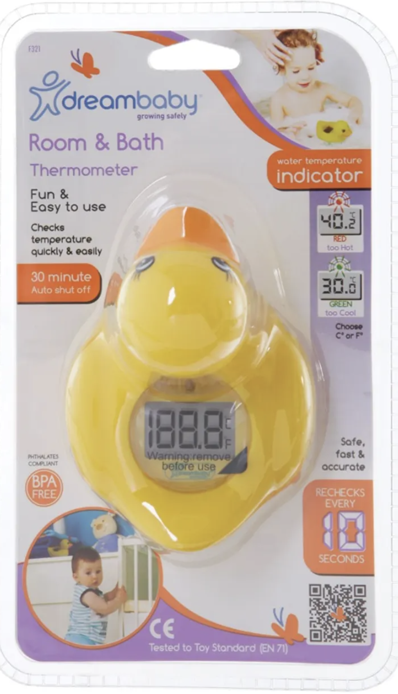 Dreambaby Room & Bath Thermometer Duck