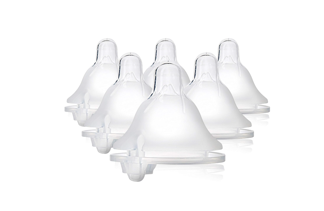 Evenflo Feeding Piece of 6 Balance Plus Wide Neck Nipples for The Balance Plus Wide Neck Baby Bottles, 0 Months and Up Amazon