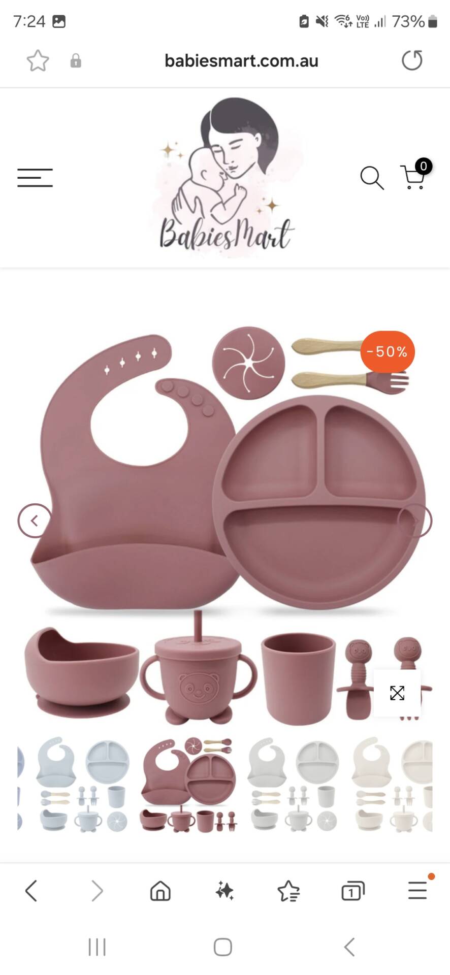 Feeding set