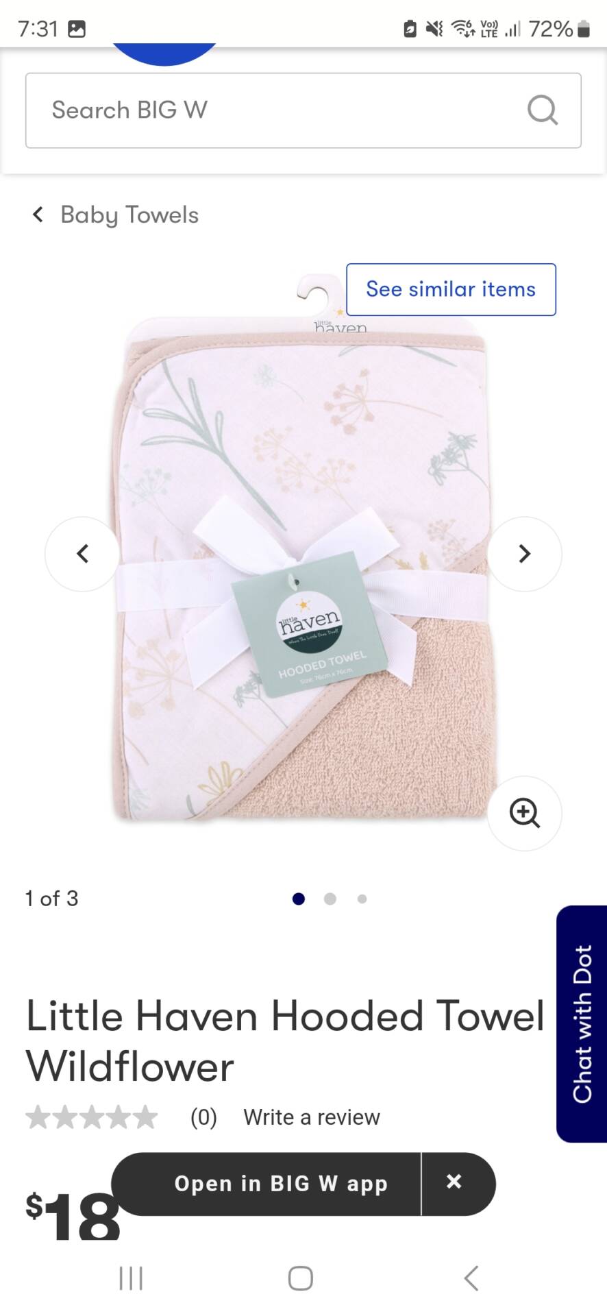 Baby towels