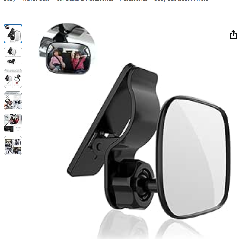 Baby car mirror