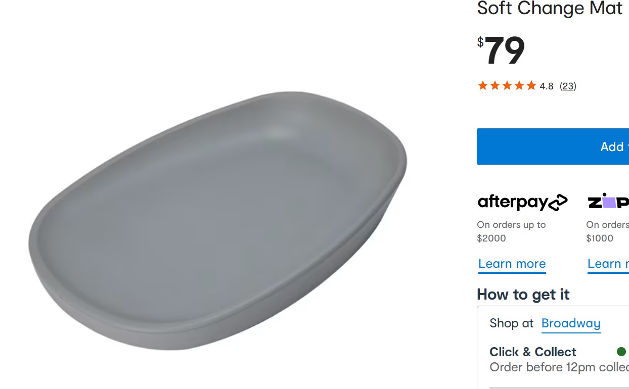 Kmart Soft Change Mat