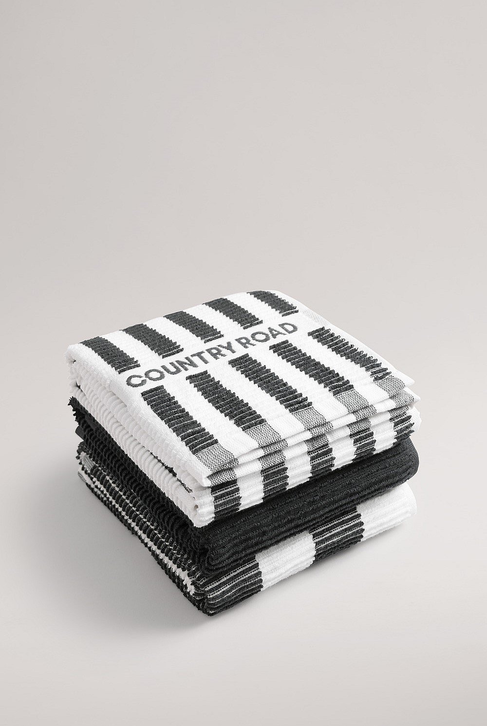 Country Road Tea Towels - Charcoal