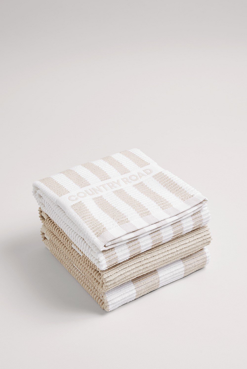 Country Road Tea Towels - Stone