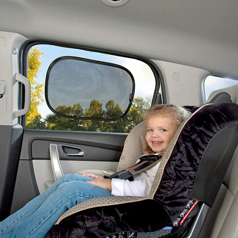 Car mirror + window shades