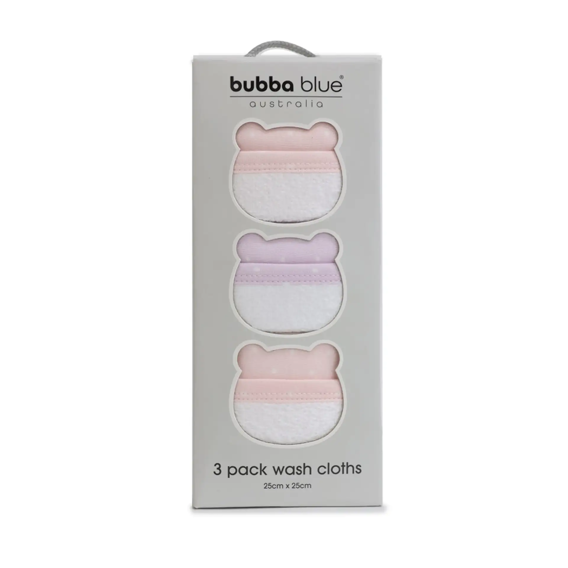 Bubba Blue Confetti Wash Cloths Pink/Lilac Size 3 Pack $11.01