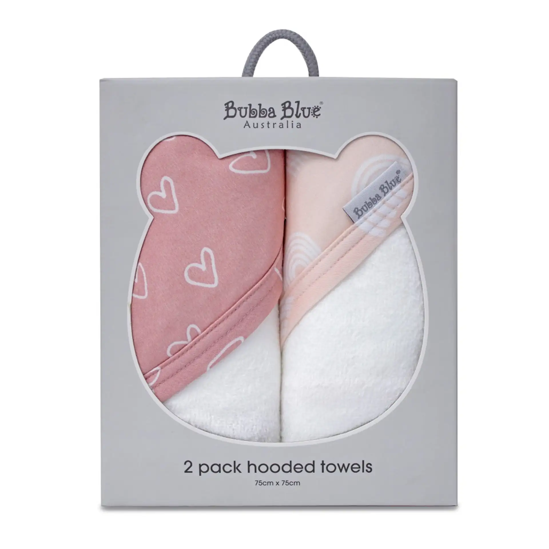 Bubba Blue Nordic 2 Pack Hooded Towel Pink/Rose $38.21