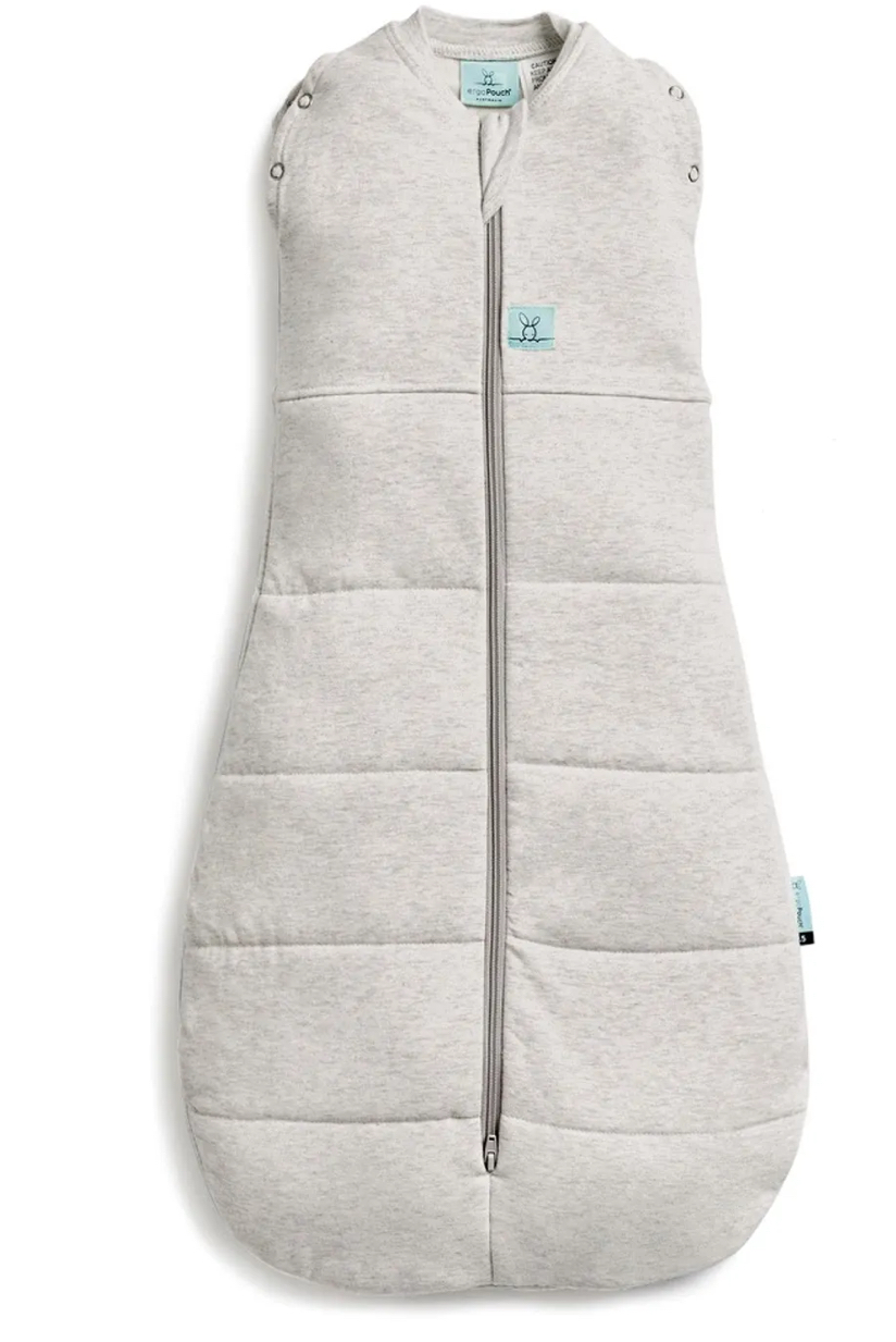 Ergopouch Cocoon Swaddle Bag 2.5 Tog Grey Marle 0-3 Months