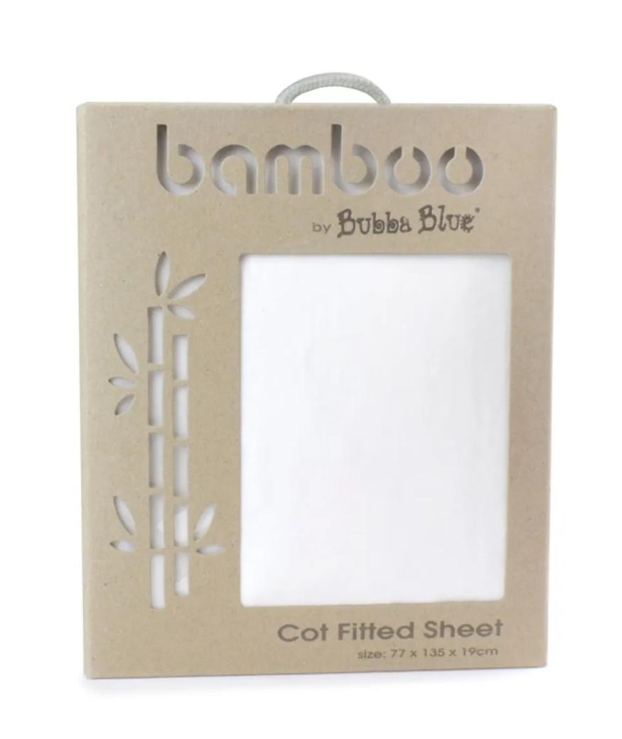 Bubba Blue Bamboo Cot Fitted Sheet