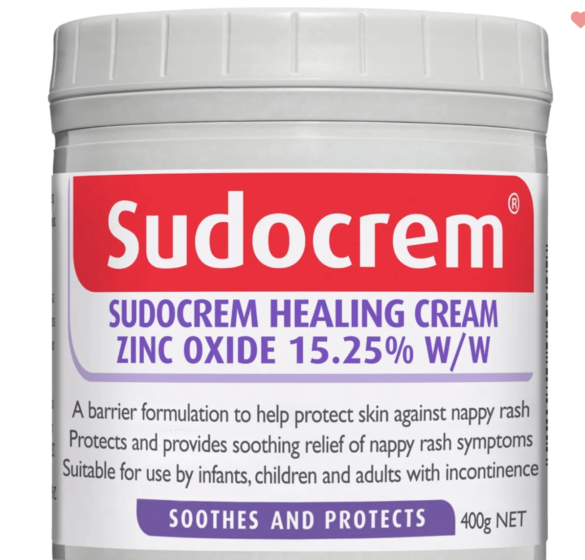 Sudocrem Healing Cream Tub - 400 Grams