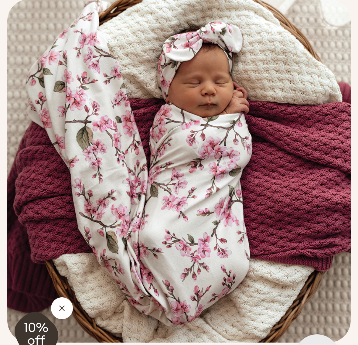 Wrap & topknot set