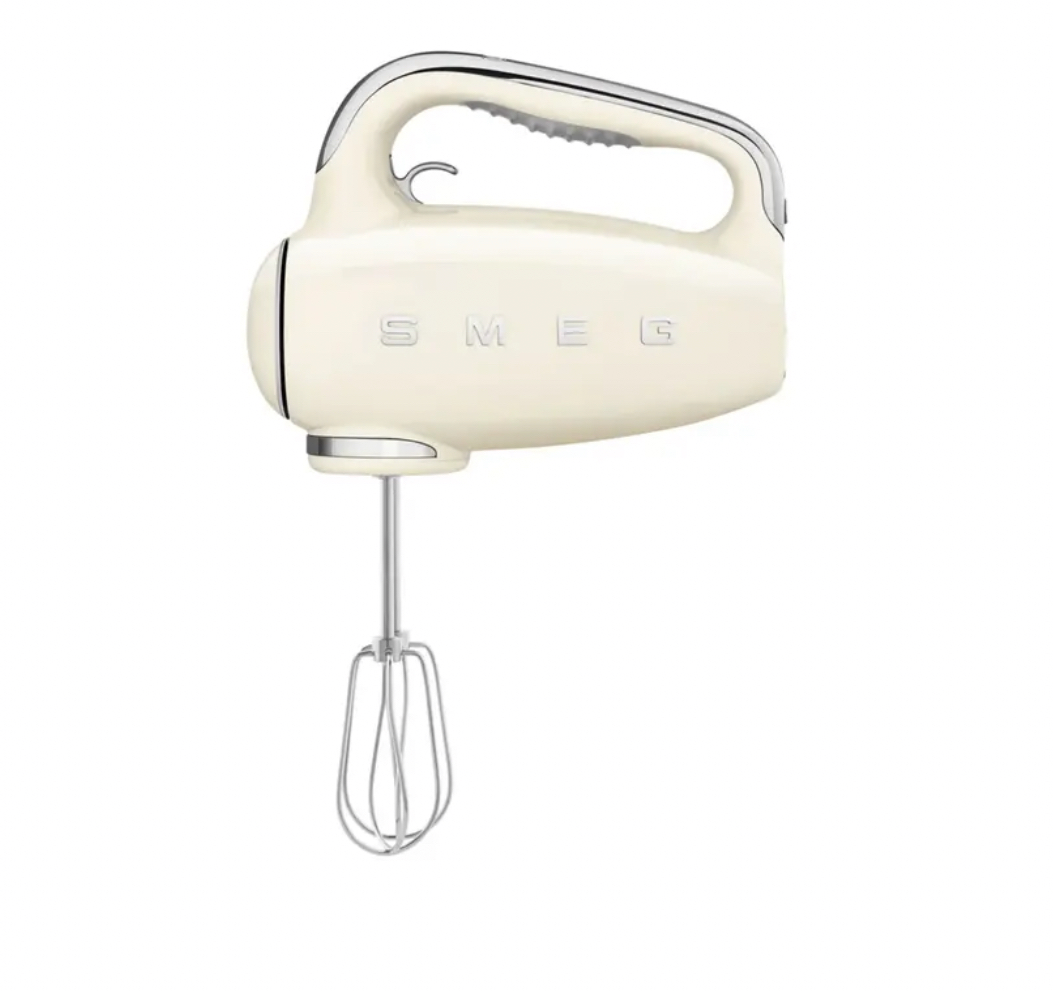 Smeg 50's Retro Style HMF01 Digital Hand Mixer Cream