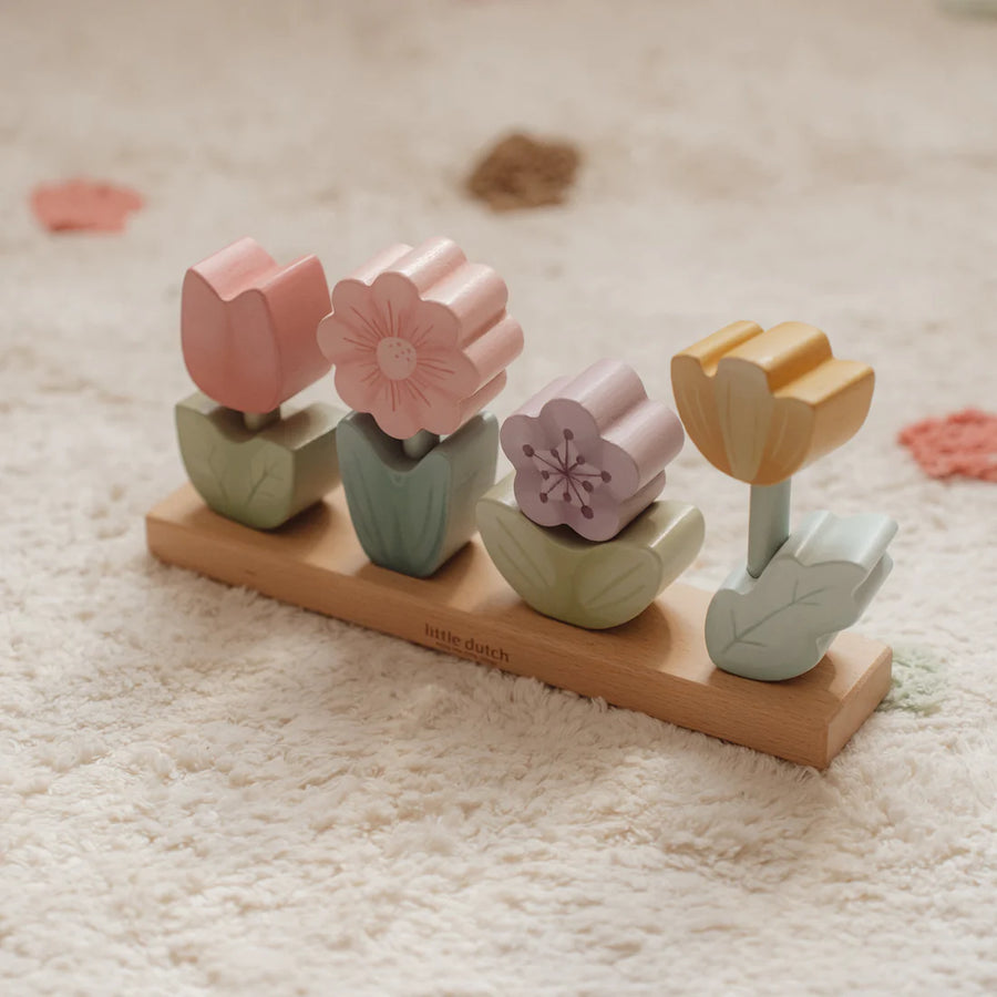 Fairy garden stacking puzzle