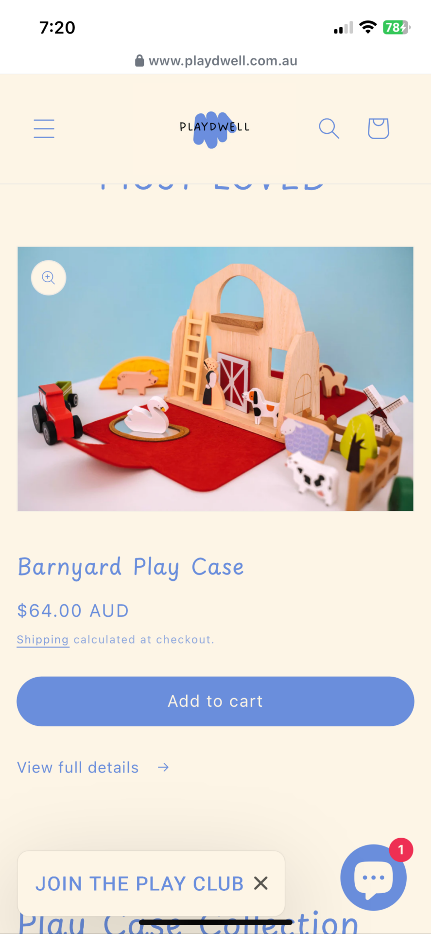 Barnyard play case