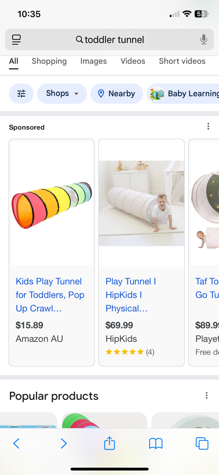 Play tunnel