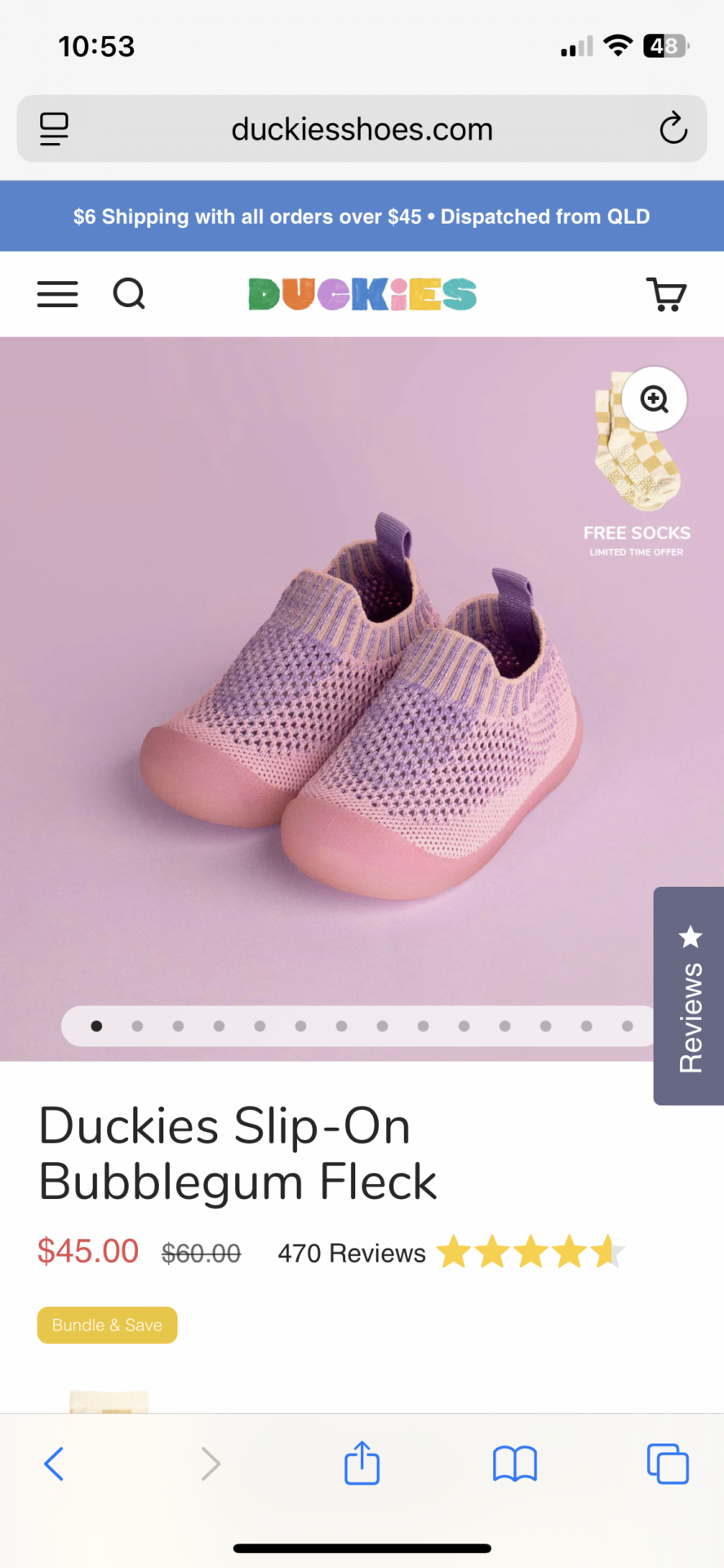 Slip on toddler shoes with toe protection