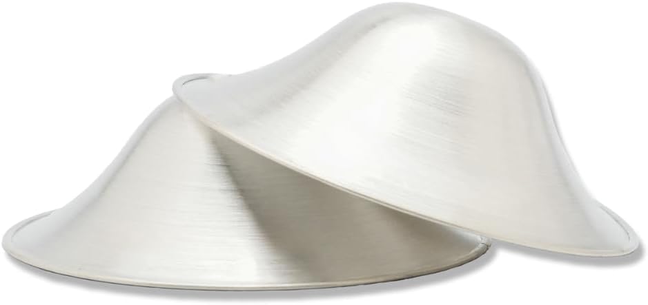 The Original Silver Nursing Cups - Nipple Shields for Nursing Newborn - 100% Pure Silver 999 Carat and Handmade - Nipple Covers Breastfeeding (Regular) $36.99