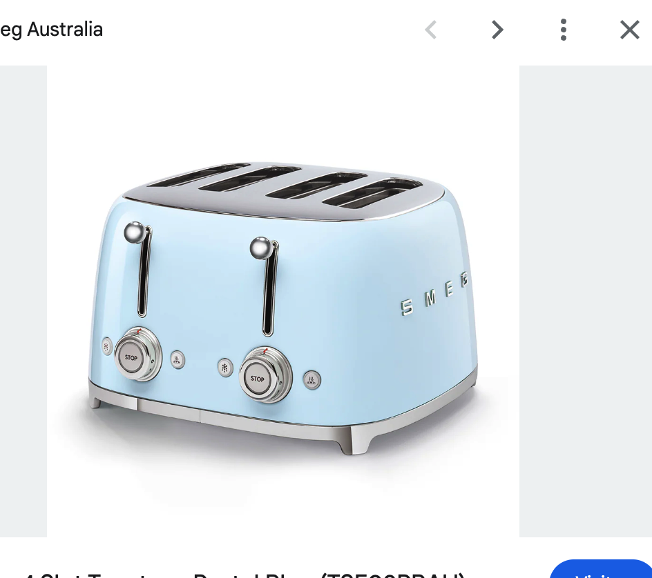 Smeg 4 Slice Toaster