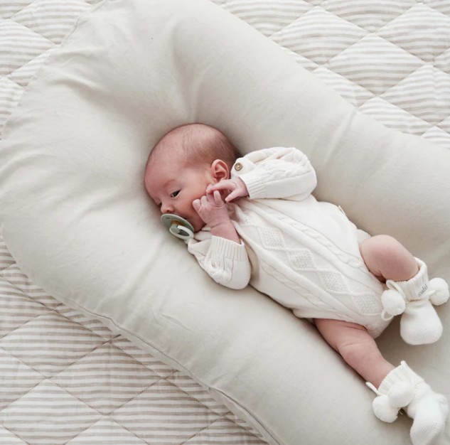 Harlow and Kids Co Baby Lounger - Oat