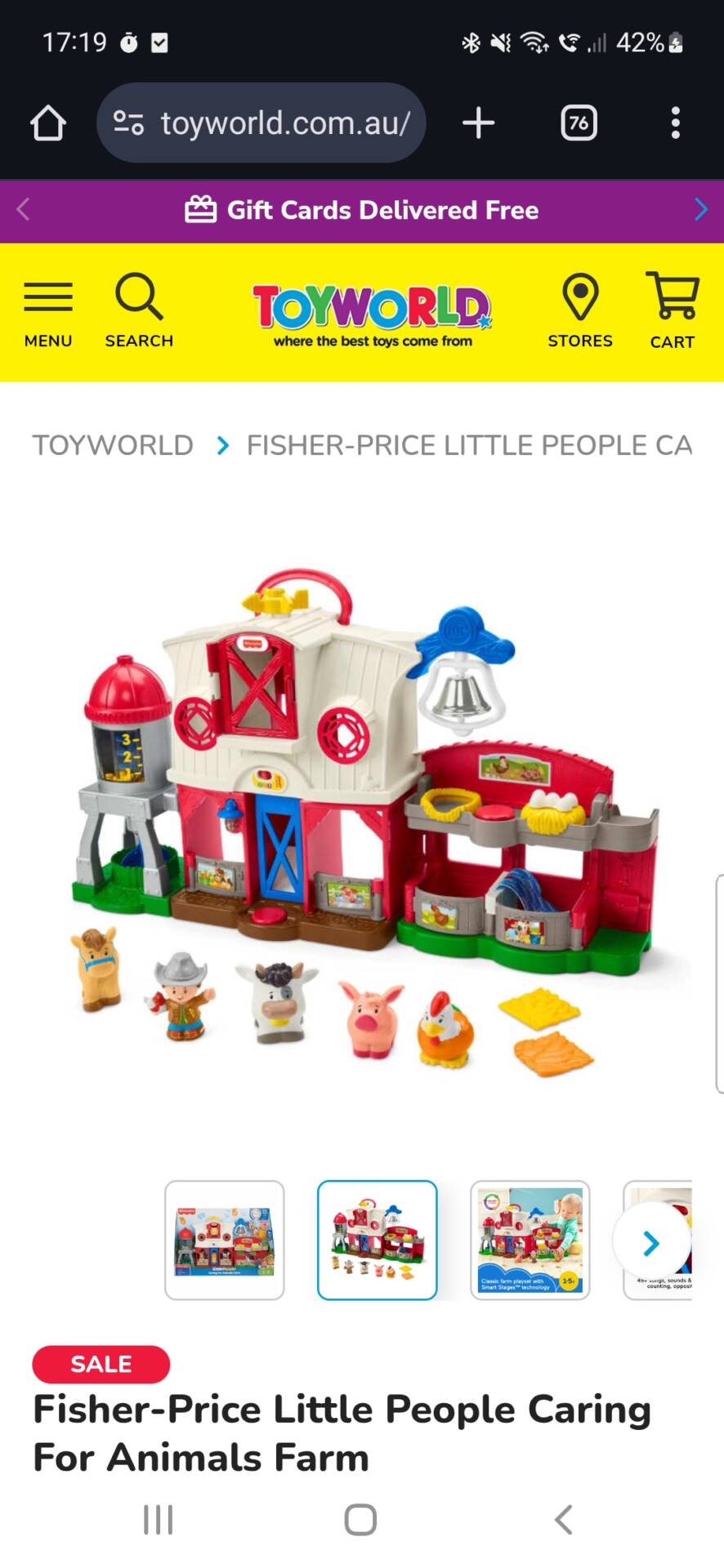 Fisher-Price Little People Caring For Animals Farm
