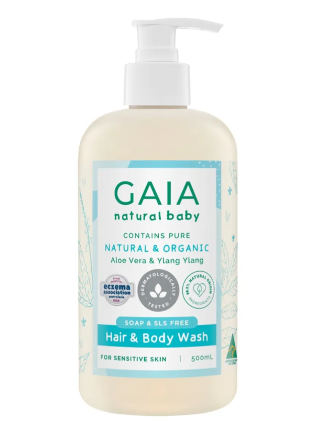 Gaia | Hair and Body Wash Aloe Vera and Ylang Ylang 500 ml