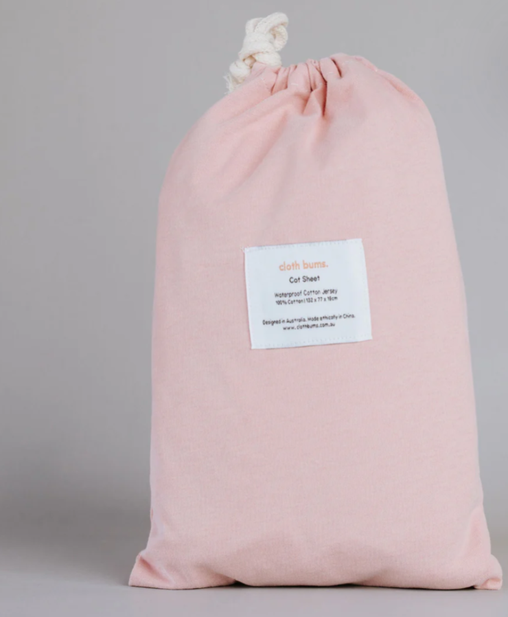Clothbums | Waterproof Cot Sheet - Musk