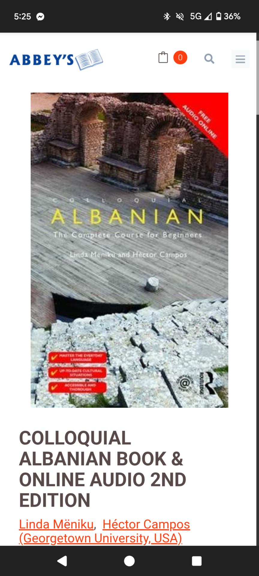 albanian lessons book