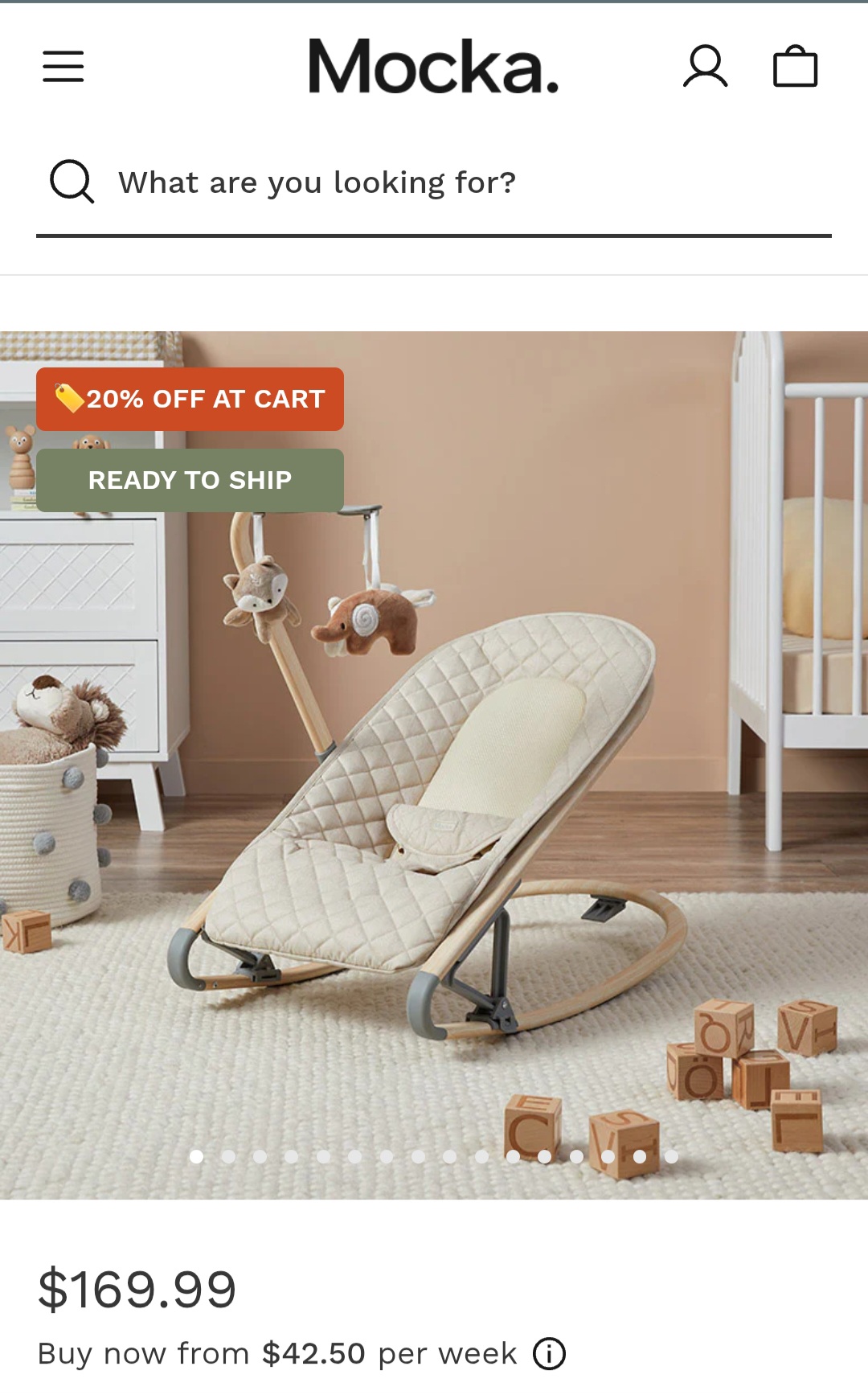 Mocka Raven Rocker - Natural