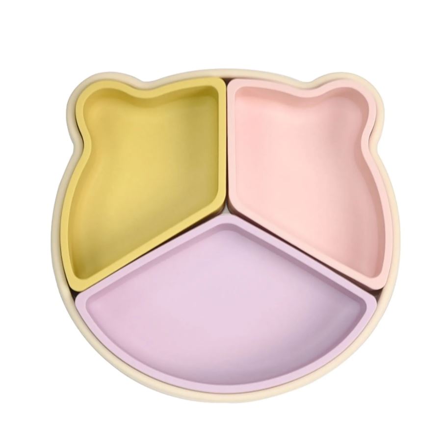 Little Rawr Divider Plate Bear