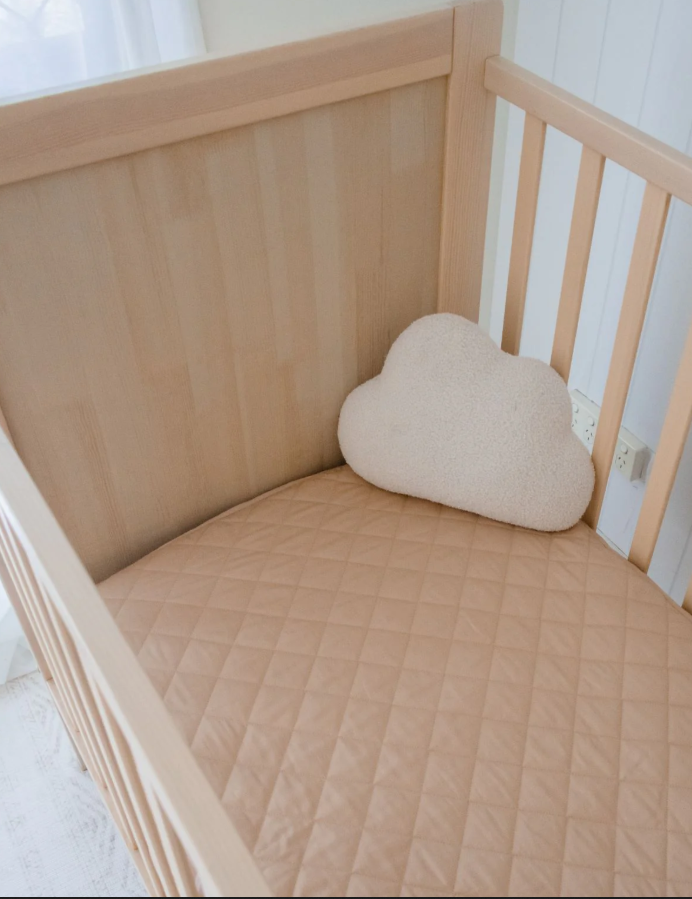 Cot Mattress Protector + Fitted Sheet