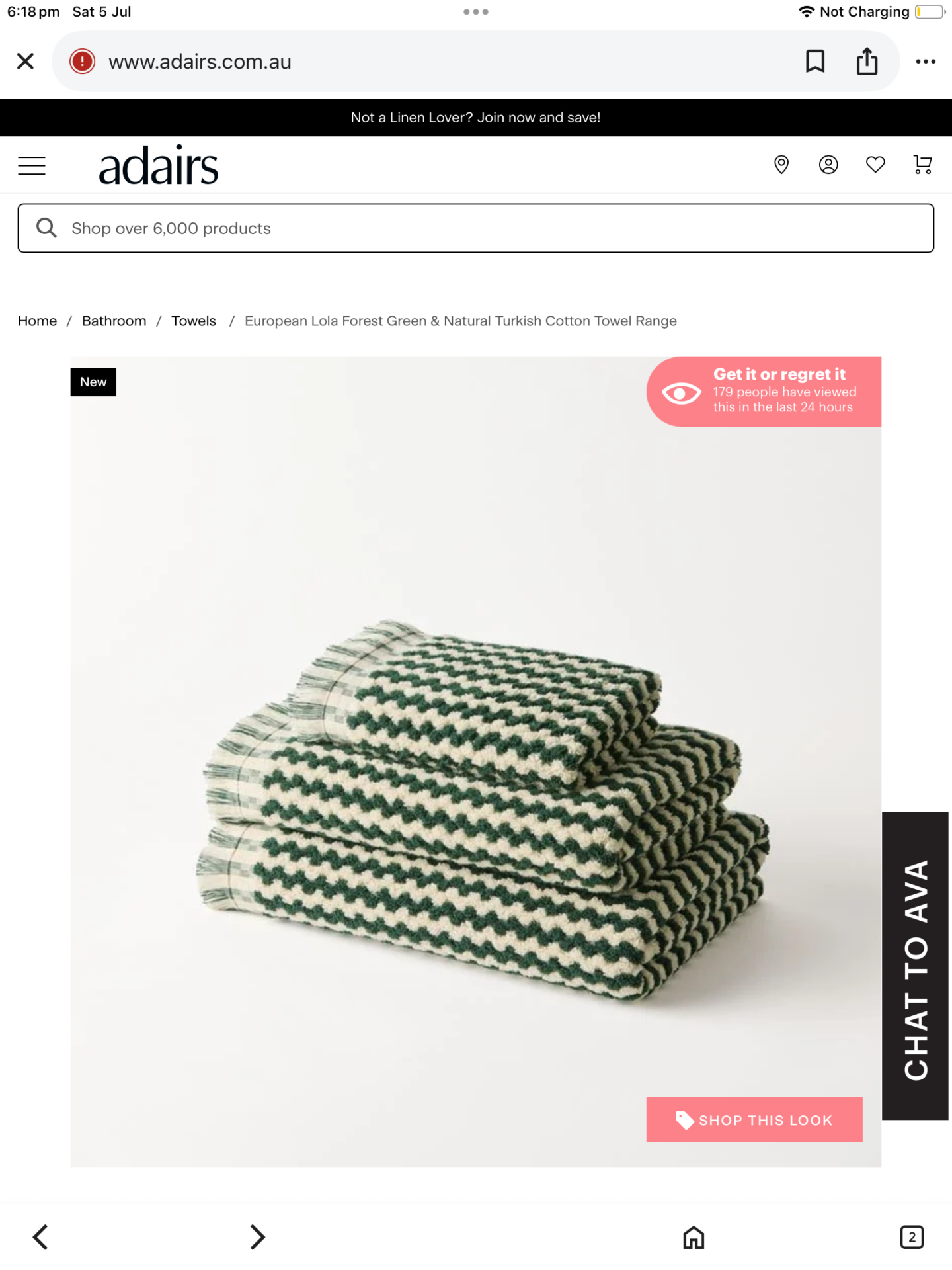 Hand towel