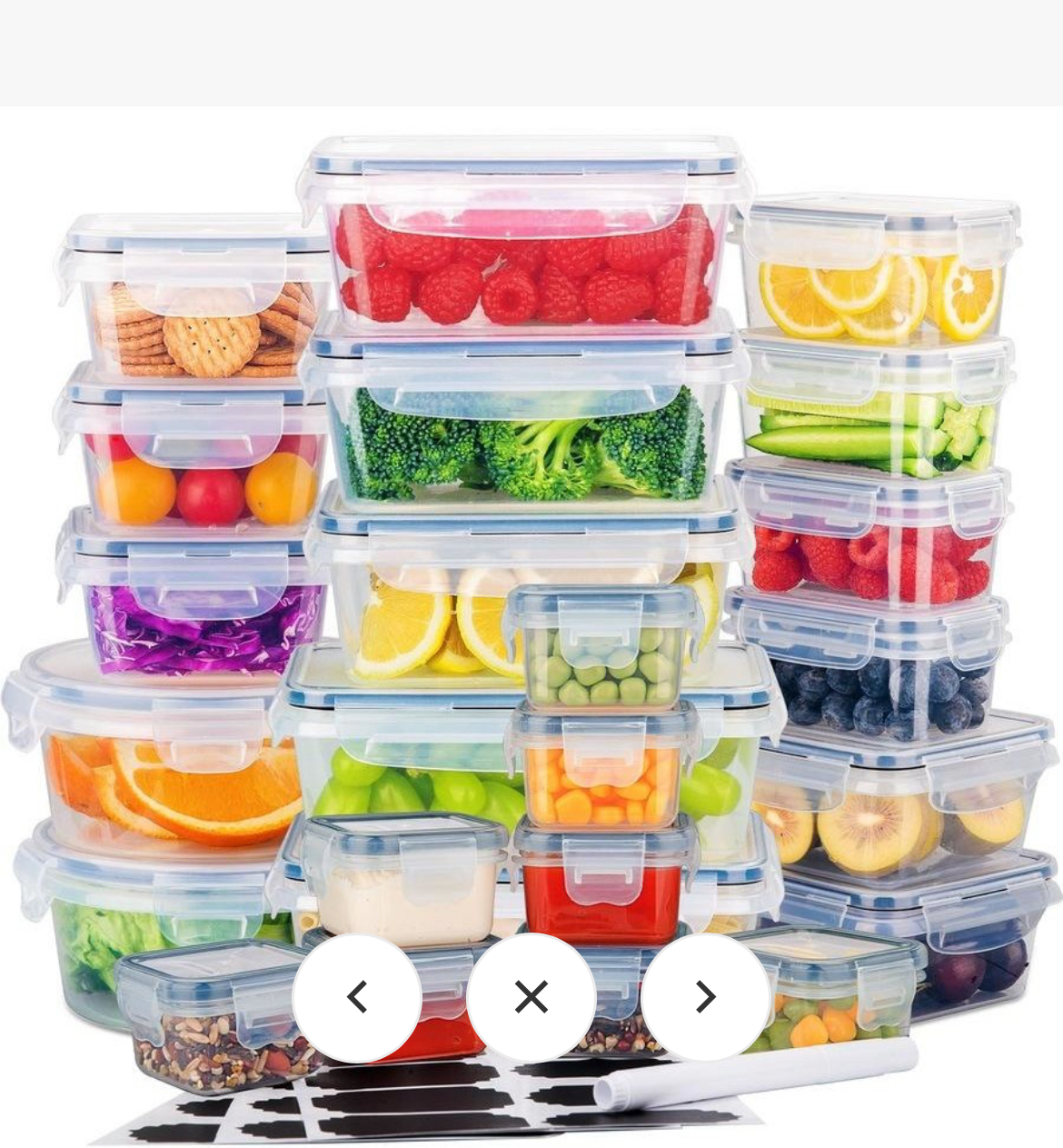 Glass Tupperware container