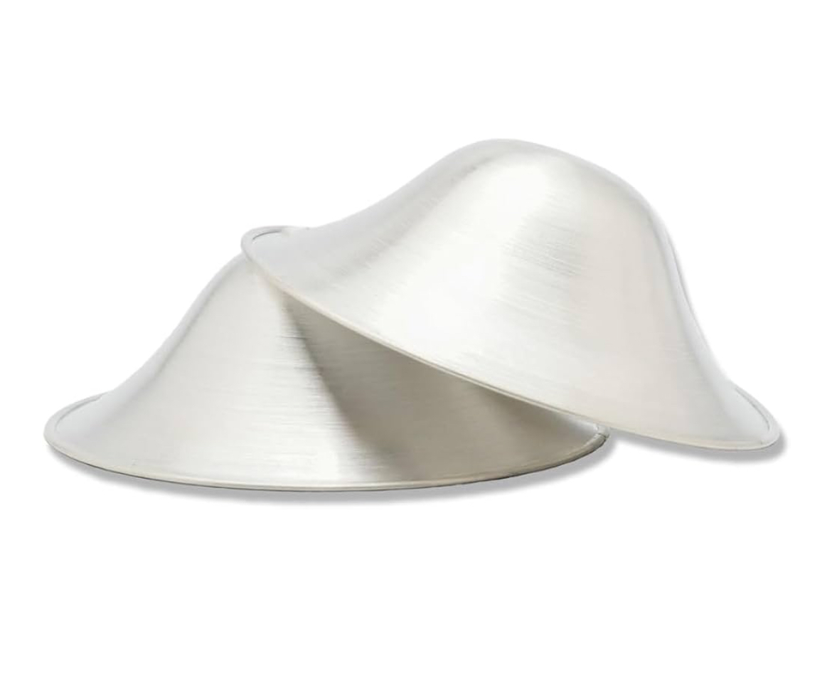 Silver nursing cups