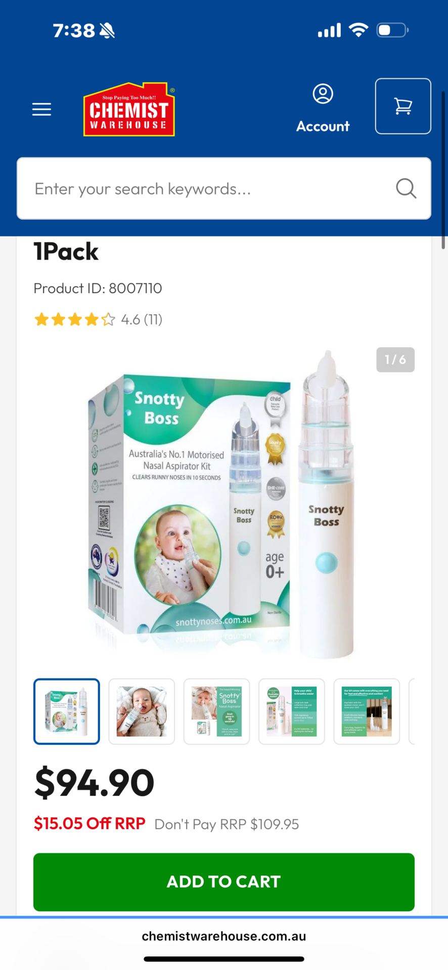 Nasal aspirator