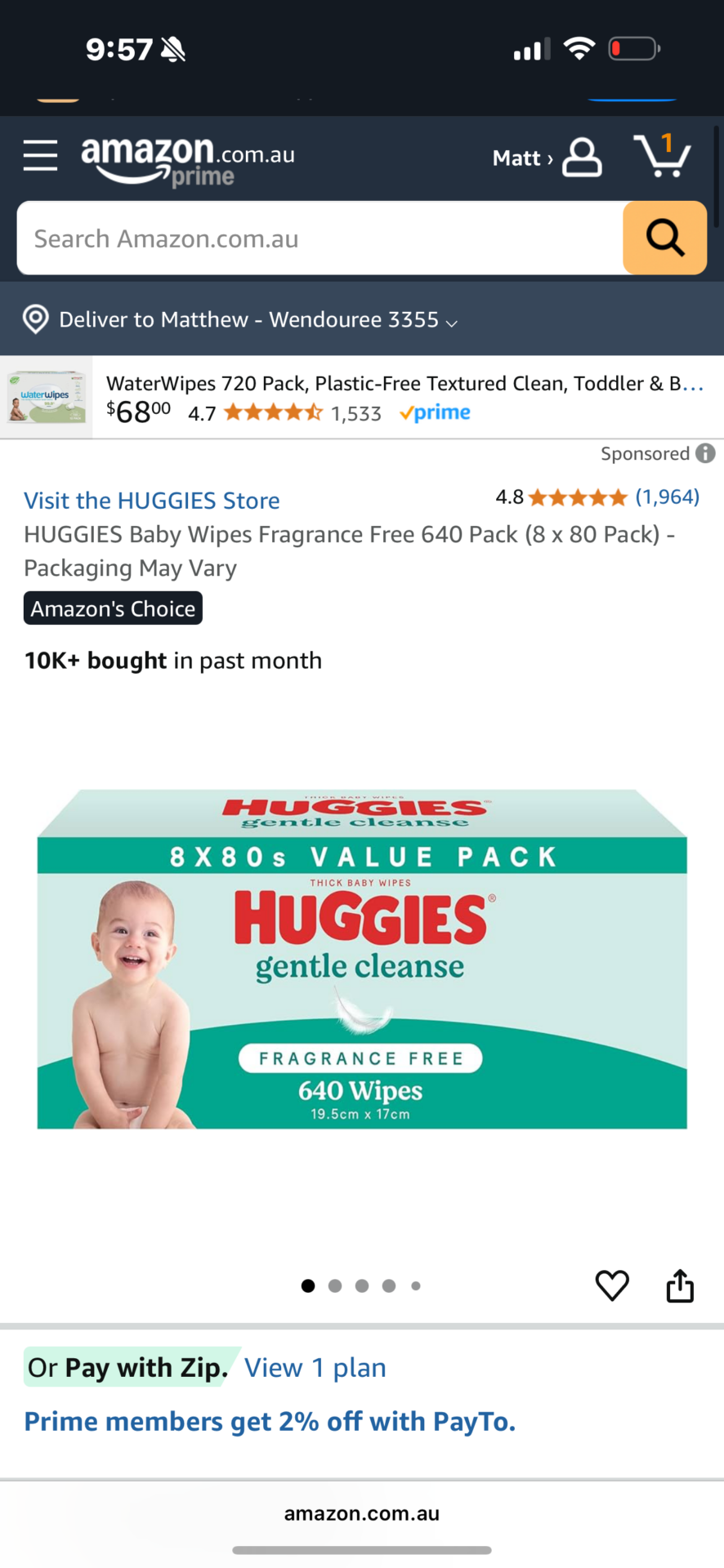 Baby wipes