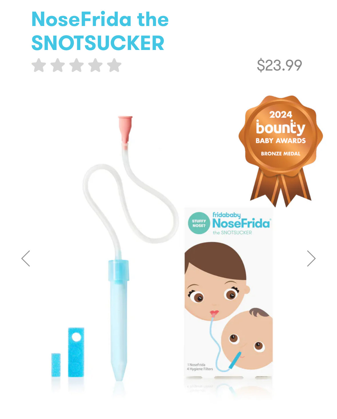 NoseFrida Nasal Aspirator